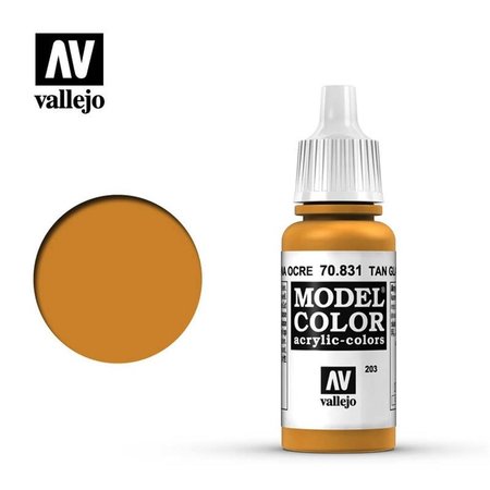 VALLEJO 17 ml Tan Glaze Acrylic Paint VLJ70831